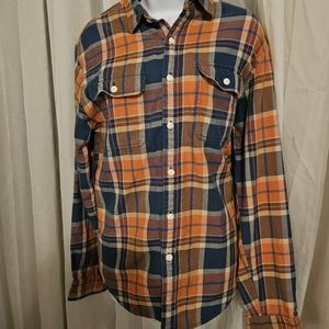 J.Crew Trade & Co Mark Sporting Goods Plaid Shirt Button Down Sz M